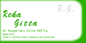 reka gitta business card